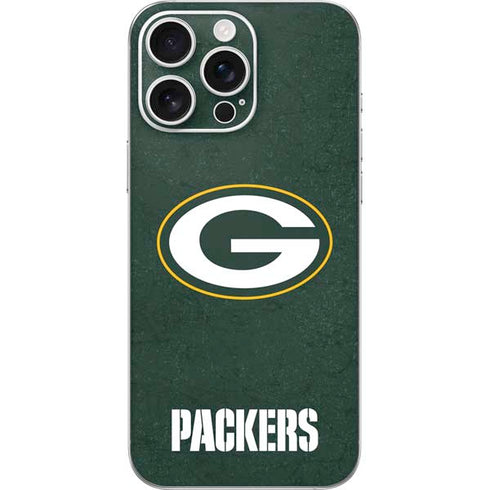 NFL Green Bay Packers Distressed iPhone 16 Pro Max Skin