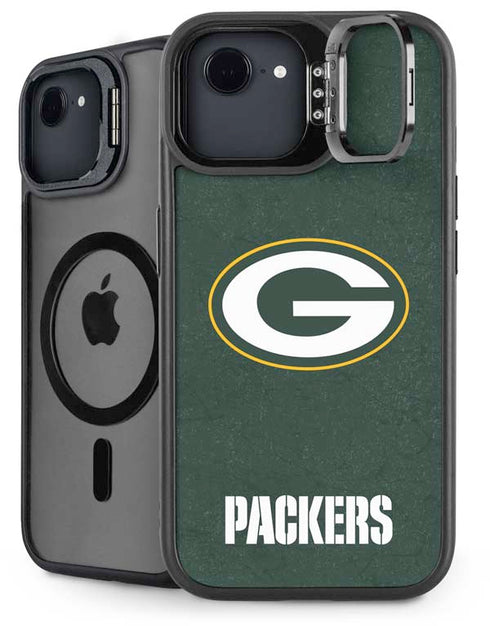 NFL Green Bay Packers Distressed iPhone 16e Kickstand Case