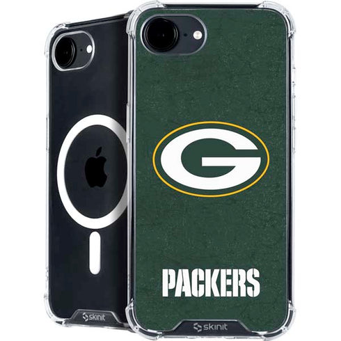 NFL Green Bay Packers Distressed iPhone 16e MagSafe Case