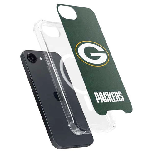 NFL Green Bay Packers Distressed iPhone 16e MagSafe Case