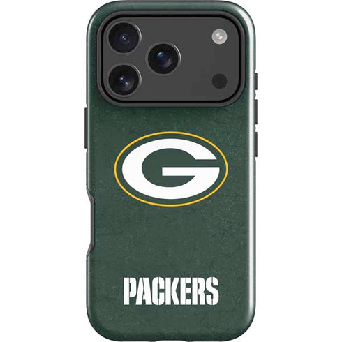 NFL Green Bay Packers Distressed iPhone 18 Pro Impact Case