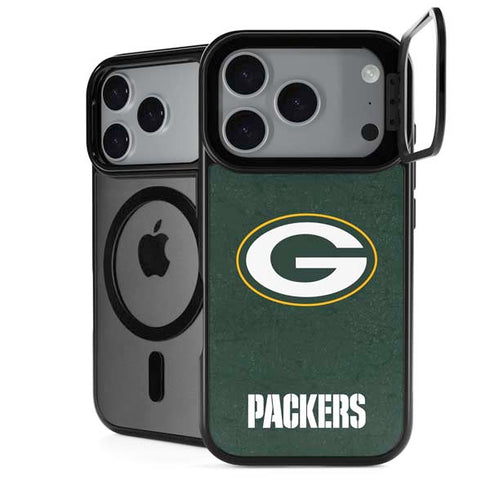NFL Green Bay Packers Distressed iPhone 18 Pro Kickstand Case