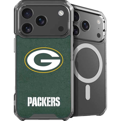NFL Green Bay Packers Distressed iPhone 18 Pro MagSafe Case