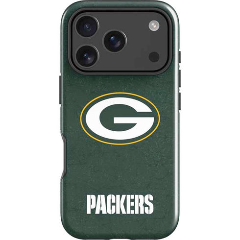 NFL Green Bay Packers Distressed iPhone 18 Pro Max Impact Case