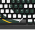NFL Green Bay Packers Distressed K95 RGB PLATINUM Mechanical Gaming Keyboard Skin