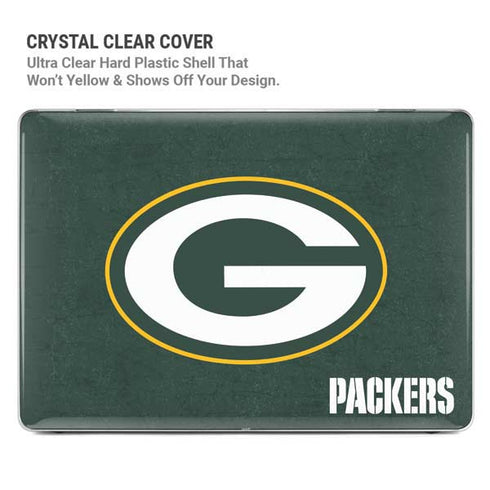 NFL Green Bay Packers Distressed MacBook Pro 14in (2021-24) Case plus Skin