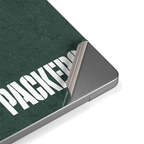 NFL Green Bay Packers Distressed Apple MacBook Pro 14-inch Skin