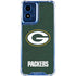 NFL Green Bay Packers Distressed Moto G 5G (2024) Clear Case