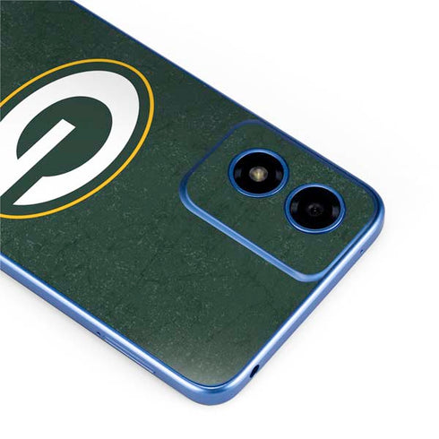 NFL Green Bay Packers Distressed Moto G Play 4G (2024) Skin