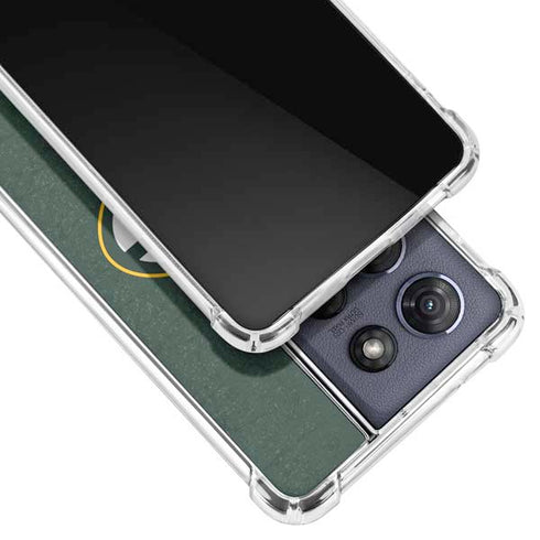NFL Green Bay Packers Distressed Moto G Stylus 5G (2025) Clear Case