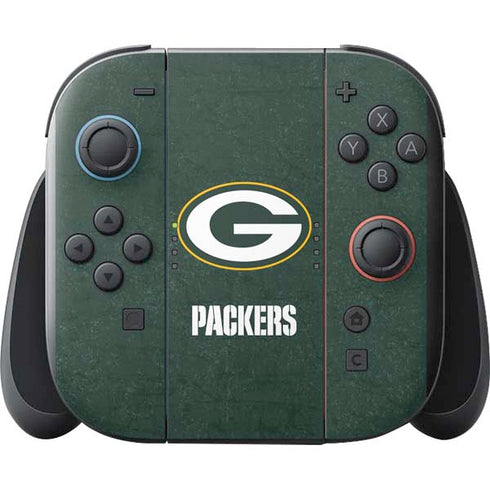 NFL Green Bay Packers Distressed Nintendo Switch 2 (2025) with Joy-Con Skin