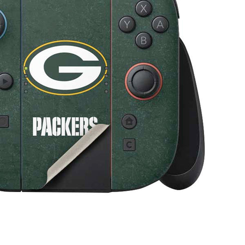 NFL Green Bay Packers Distressed Nintendo Switch 2 (2025) Joy-Con Controller Skin