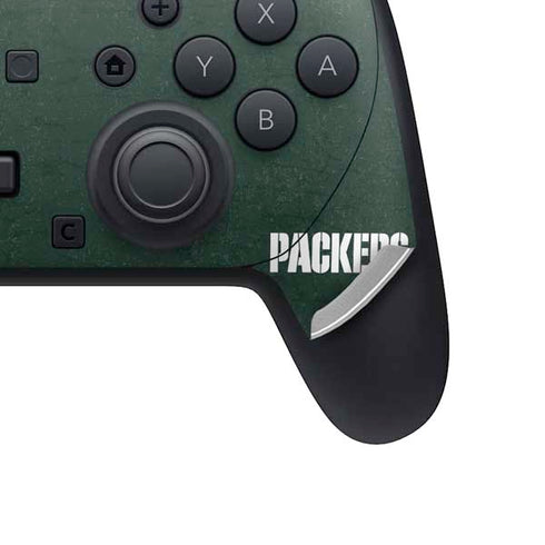 NFL Green Bay Packers Distressed Nintendo Switch 2 (2025) Pro Controller Skin