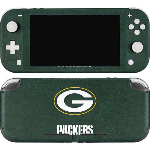 NFL Green Bay Packers Distressed Nintendo Switch Lite Skin