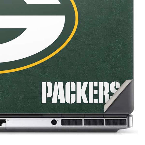 NFL Green Bay Packers Distressed Dell Precision Skin