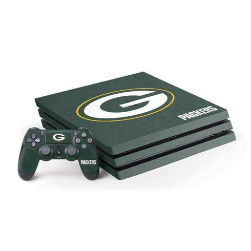 NFL Green Bay Packers Distressed PlayStation PS4 Skins
