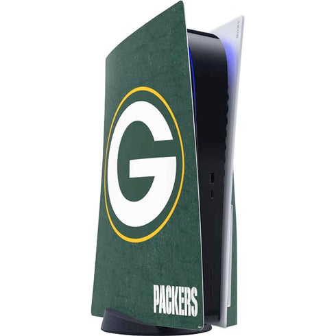 NFL Green Bay Packers Distressed PlayStation PS5 Skins
