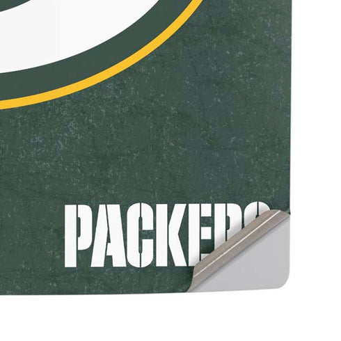NFL Green Bay Packers Distressed PS5 Pro Disk Console Skin