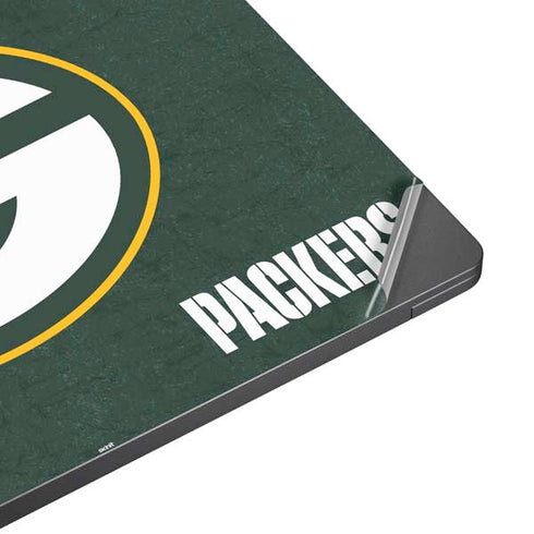 NFL Green Bay Packers Distressed Surface Laptop 7 15in Skin