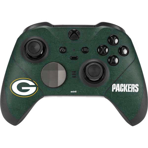 NFL Green Bay Packers Distressed Xbox Elite Wireless Controller Series 2 Skin