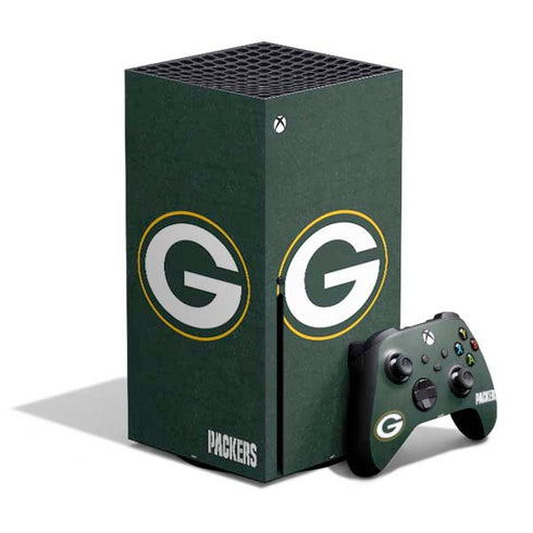 NFL Green Bay Packers Distressed Xbox Series X Skins