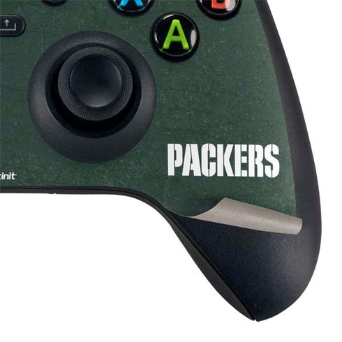 NFL Green Bay Packers Distressed XBox Series X Digital Edition Bundle Skin