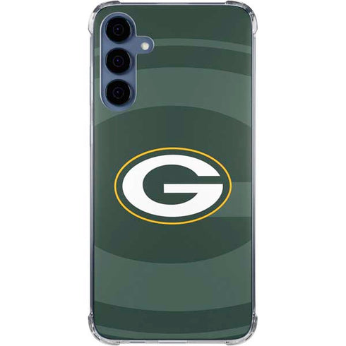 NFL Green Bay Packers Double Vision Galaxy A55 5G Clear Case