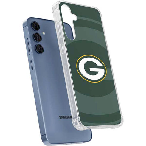 NFL Green Bay Packers Double Vision Galaxy A55 5G Clear Case