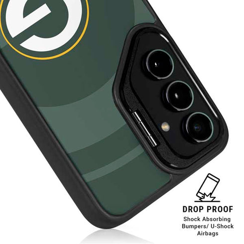 NFL Green Bay Packers Double Vision Galaxy S25 Kickstand Case