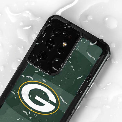 NFL Green Bay Packers Double Vision Galaxy S24 Ultra Waterproof Case