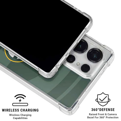 NFL Green Bay Packers Double Vision Galaxy S25 Ultra Clear Case