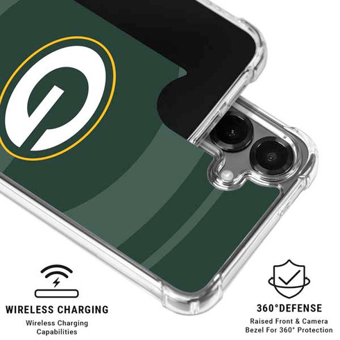 NFL Green Bay Packers Double Vision Galaxy S26 Clear Case