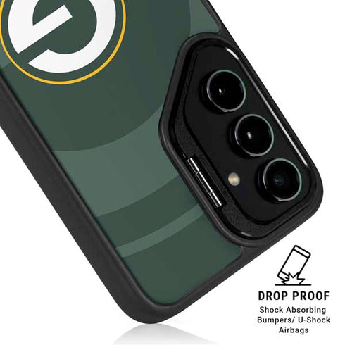 NFL Green Bay Packers Double Vision Galaxy S26 Kickstand Case