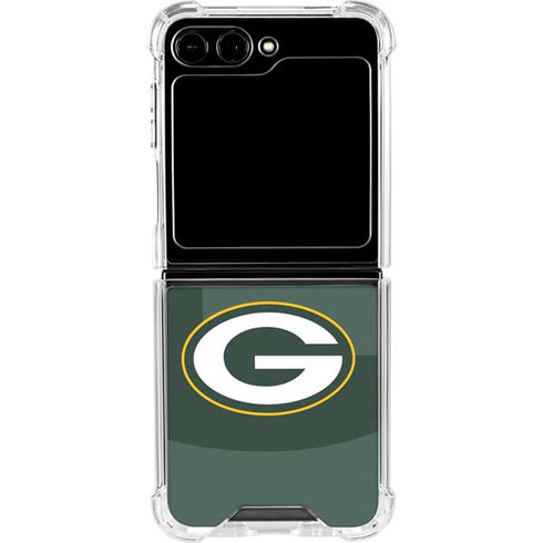 NFL Green Bay Packers Double Vision Galaxy Z Flip6 Clear Case