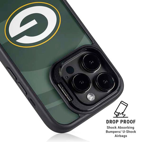 NFL Green Bay Packers Double Vision iPhone 14 Pro Kickstand Case