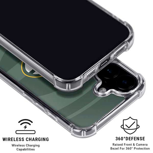 NFL Green Bay Packers Double Vision iPhone 16 MagSafe Case