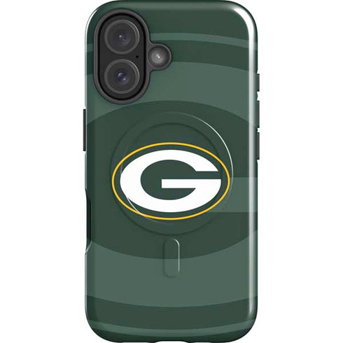 NFL Green Bay Packers Double Vision iPhone 16 Magsafe Impact Case