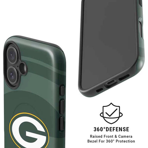 NFL Green Bay Packers Double Vision iPhone 16 Plus Magsafe Impact Case