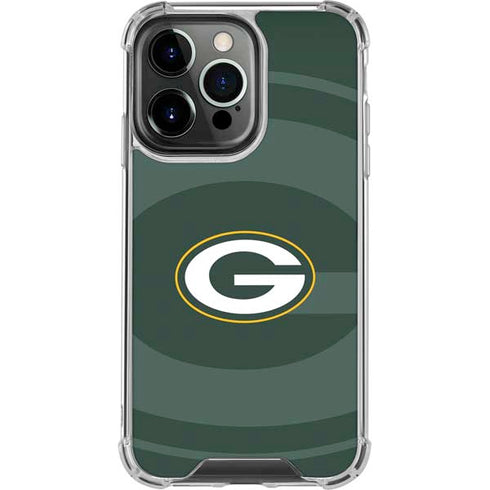 NFL Green Bay Packers Double Vision iPhone 16 Pro Clear Case