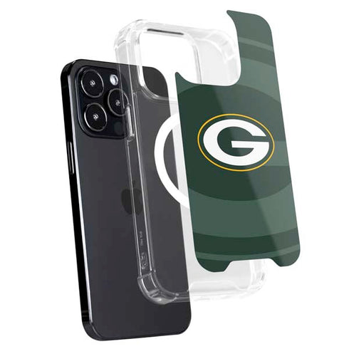 NFL Green Bay Packers Double Vision iPhone 16 Pro Max MagSafe Case