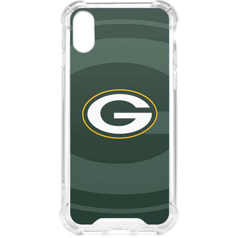 NFL Green Bay Packers Double Vision iPhone XS Clear Case