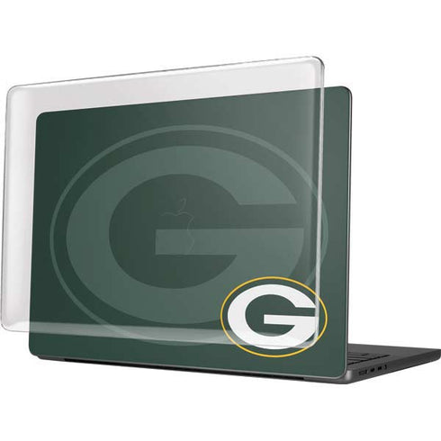 NFL Green Bay Packers Double Vision MacBook Pro 14in (2021-24) Case plus Skin