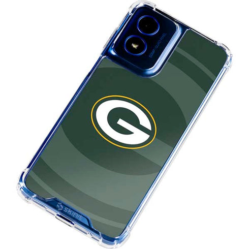 NFL Green Bay Packers Double Vision Moto G 5G (2024) Clear Case