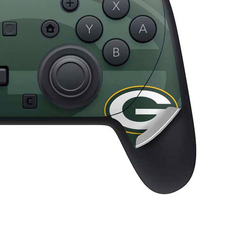 NFL Green Bay Packers Double Vision Nintendo Switch 2 (2025) Pro Controller Skin