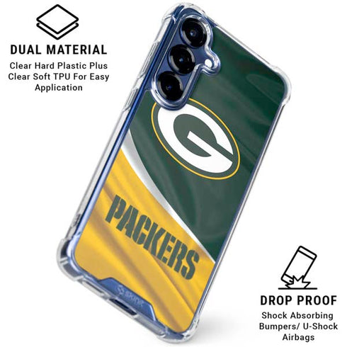 NFL Green Bay Packers Galaxy S25 Clear Case
