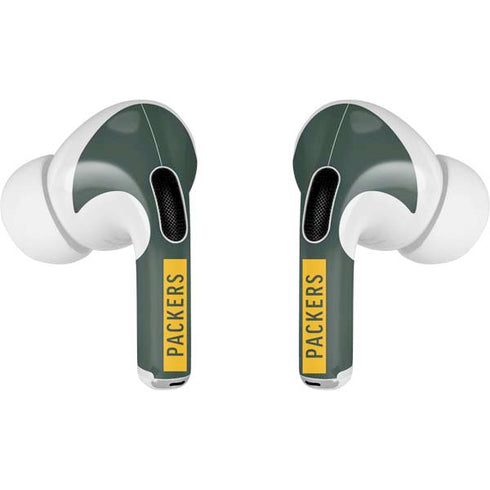 NFL Green Bay Packers Green Performance Series AirPods Skins