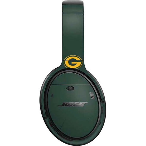 NFL Green Bay Packers Green Performance Series Bose QuietComfort 35 Headphones Skin