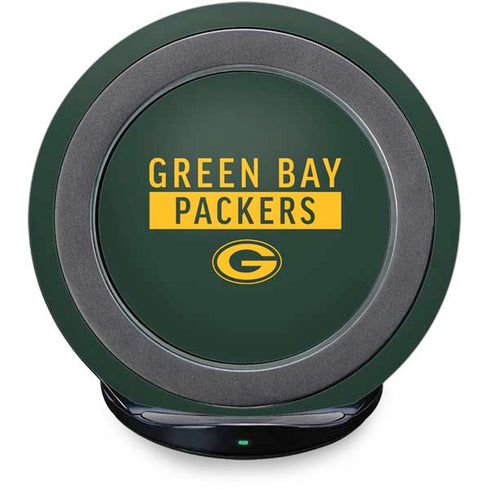 NFL Green Bay Packers Green Performance Series Fast Charge Wireless Charging Stand Skin