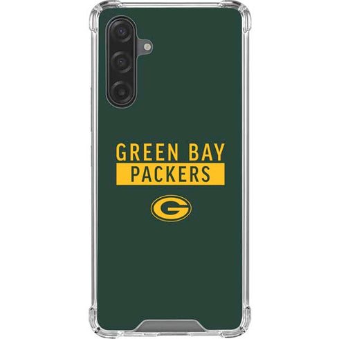 NFL Green Bay Packers Green Performance Series Galaxy A17 Clear Case