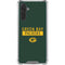 NFL Green Bay Packers Green Performance Series Galaxy A17 Clear Case
